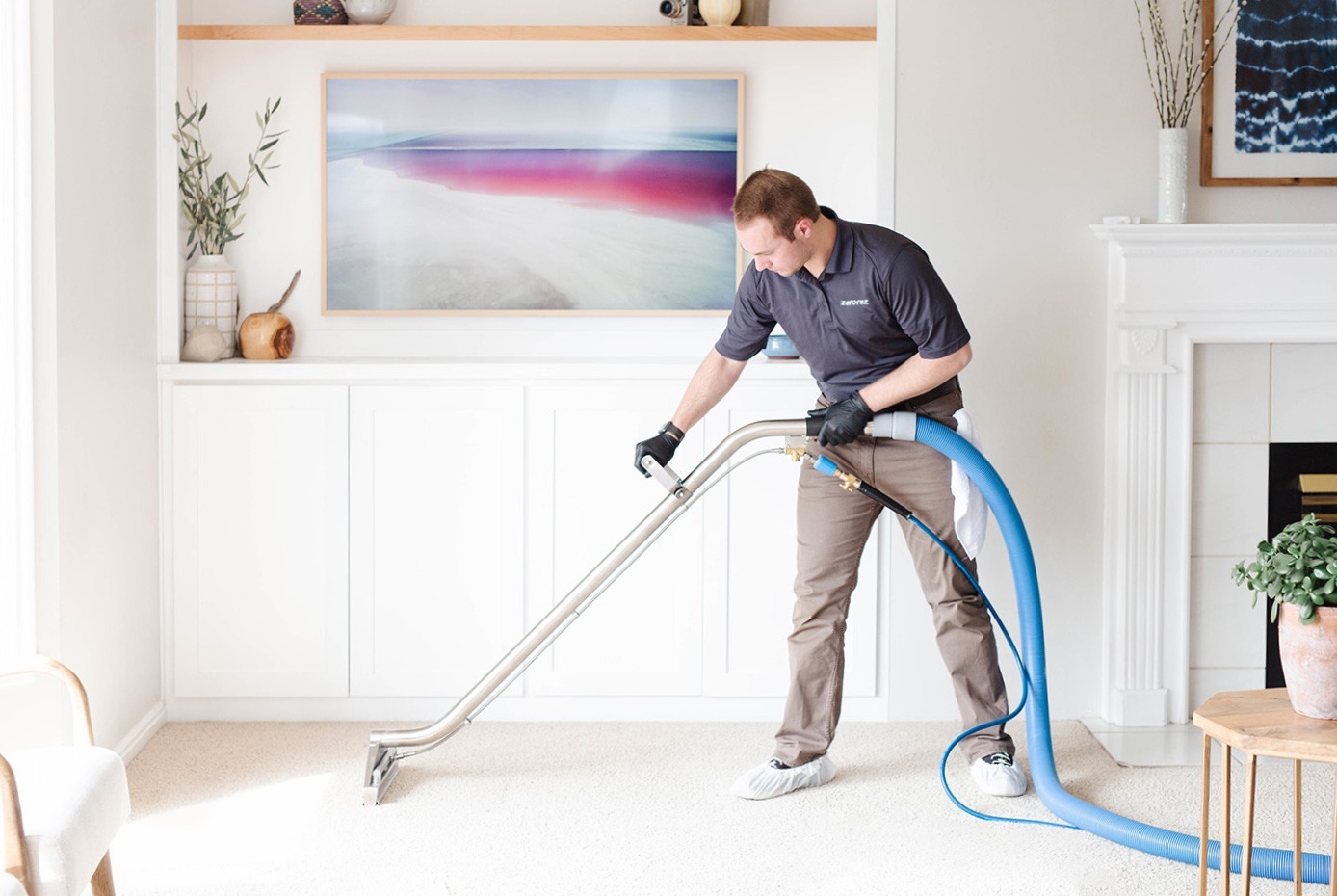 Basic carpet cleaning service